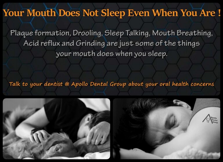 Mouth does not sleep